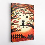 Halloween Paint and Sip NYC Painting Print Poster Canvas with Frame or Rolled Canvas - Image 4