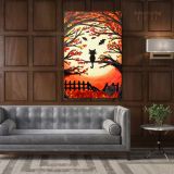 Halloween Paint and Sip NYC Painting Print Poster Canvas with Frame or Rolled Canvas - Image 5