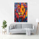 New Lion Art Canvas Wall Art - Image 6