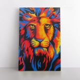 New Lion Art Canvas Wall Art - Image 3