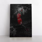 Michael Jordan Basketball Canvas with Frame or Rolled Sports Canvas - Image 2