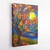 Fall Tree Art Canvas Wall Art - Image 4