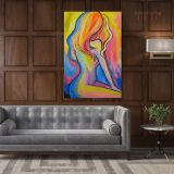 Adult Art Painting Print Poster Canvas with Frame or Rolled Canvas Sip and Paint Art - Image 5