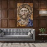 Mosaic of Christ wall art or, Mosaic 9th Century Christ Canvas Wall Art - Image 5