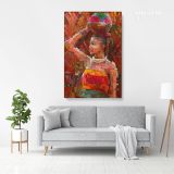 South African Inspired Mosaic Canvas Wall Art
