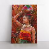 South African Inspired Mosaic Canvas Wall Art - Image 2