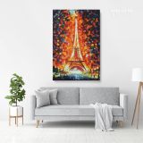 Mosaic Art Eiffel Tower Mosaic Canvas Wall Art