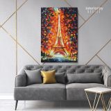Mosaic Art Eiffel Tower Mosaic Canvas Wall Art - Image 6