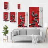 Michael Jordan Basketball Canvas with the Frame or Rolled Canvas Kids Gaming Zone Home Decor - Image 5