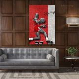 Michael Jordan Basketball Canvas with the Frame or Rolled Canvas Kids Gaming Zone Home Decor - Image 4