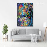 Mosaic Artwork Print Poster on Canvas or Rolled Canvas Photo Print Modern Wall Art