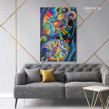 Mosaic Artwork Print Poster on Canvas or Rolled Canvas Photo Print Modern Wall Art - Image 6