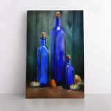 Still Life Bottle Painting Print Poster Canvas with Frame or Rolled - Image 2