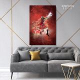 Michael Jordan Basketball Canvas with Framed Canvas - Image 5