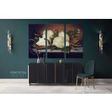 Giant White Magnolia Flower Canvas Wall Art - Image 3