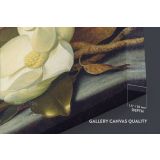 Giant White Magnolia Flower Canvas Wall Art - Image 5