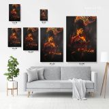 Michael Jordan Basketball Canvas with Frame or Rolled Canvas - Image 5