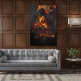 Michael Jordan Basketball Canvas with Frame or Rolled Canvas - Image 4