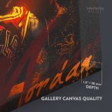 Michael Jordan Basketball Canvas with Frame or Rolled Canvas - Image 6