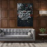 Santa Claus's Christmas Quote Wall Mural Gift Art Print Painting Framed Canvas - Image 6