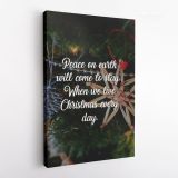 Merry Christmas Quote Print Painting Framed Canvas for Rolled Home Decor - Image 4
