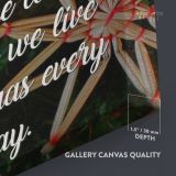 Merry Christmas Quote Print Painting Framed Canvas for Rolled Home Decor - Image 8