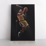 Kobe Bryant Basketball Player Photo Print Canvas or Rolled Last Game Mamba Mentality Sports Canvas - Image 2