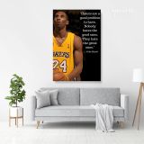 Kobe Bryant Inspirational Quote Photo Print Canvas Basketball Player Last Game Mamba Mentality - Image 7