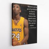 Kobe Bryant Inspirational Quote Photo Print Canvas Basketball Player Last Game Mamba Mentality - Image 2