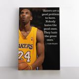 Kobe Bryant Inspirational Quote Photo Print Canvas Basketball Player Last Game Mamba Mentality - Image 3