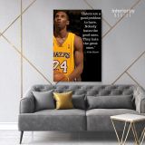 Kobe Bryant Inspirational Quote Photo Print Canvas Basketball Player Last Game Mamba Mentality - Image 6