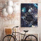 Merry Christmas Print Painting Framed Canvas for Wall Hangings Poster Wall Art - Image 5