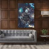 Merry Christmas Print Painting Framed Canvas for Wall Hangings Poster Wall Art - Image 6