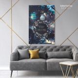 Merry Christmas Print Painting Framed Canvas for Wall Hangings Poster Wall Art - Image 7