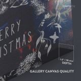 Merry Christmas Print Painting Framed Canvas for Wall Hangings Poster Wall Art - Image 8
