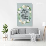 Bible Verse Christmas Canvas Office Decor Scripture Bible Quotes Home Wall Hangings Gift