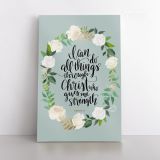 Bible Verse Christmas Canvas Office Decor Scripture Bible Quotes Home Wall Hangings Gift - Image 2
