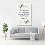 Bible Verse Christmas Gift Canvas Office Decor Scripture Art Decals Bible Quotes Holy Bible Print