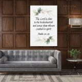Bible Verse Christmas Gift Canvas Office Decor Scripture Art Decals Bible Quotes Holy Bible Print - Image 6