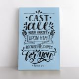 Bible Verse Canvas Office Decor Scripture Art Decals Bible Quotes Canvas - Image 2