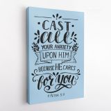 Bible Verse Canvas Office Decor Scripture Art Decals Bible Quotes Canvas - Image 4