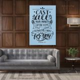 Bible Verse Canvas Office Decor Scripture Art Decals Bible Quotes Canvas - Image 6