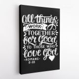 Love God Bible Verse Canvas Office Decor Scripture Art Decals Canvas - Image 4