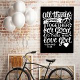 Love God Bible Verse Canvas Office Decor Scripture Art Decals Canvas - Image 5