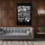 Love God Bible Verse Canvas Office Decor Scripture Art Decals Canvas - Image 6