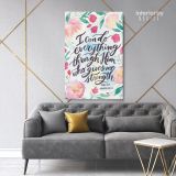 Bible Verse Canvas Office Decor Scripture Home Wall Hangings Christmas Gift - Image 7