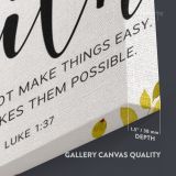 Bible Verse Canvas Office Scripture Quote Holy Bible Print Ready to Hang Canvas - Image 8