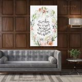 Bible Verse Canvas Office Scripture Wall Art Decals Quote Holy Bible Print Christmas Canvas Wall Art - Image 6
