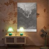 Crowned Virgin - Revelation 12 Angelic Vision by Gustave Dore canvas wall art - Image 5