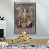 Crucifixion of Jesus - Scene from Luke 23:35-47 with Soldiers canvas wall art - Image 2
